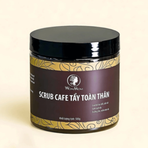 Scrub Cafe Tẩy Tế Bào Chết Toàn Thân, Trắng Da Sạch Thâm Rạn 500G - Wonmom