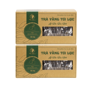 Combo 2 Hộp Trà Vằng Túi Lọc Lợi Sữa, Giảm Cân Sau Sinh (40 Túi) - Wonmom