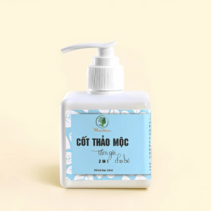 Cốt Thảo Mộc Tắm Và Gội Cho Bé, Chống Rôm Sảy, Dưỡng Da Và Tóc Mềm Mại, Thơm Tho 250ML - Wonmom